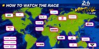 24h Le Mans virtuell: Übersicht Übertragungspartner