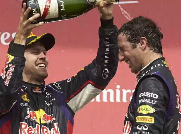 Titel-Bild zur News: Sebastian Vettel, Daniel Ricciardo