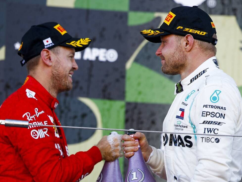 Valtteri Bottas, Sebastian Vettel