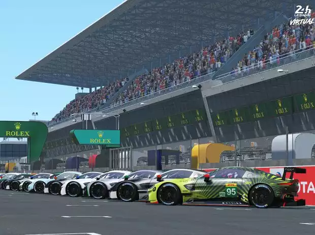 E-Sport: 24h Le Mans virtuell Titel-Bild zur News: E-Sport: 24h Le Mans virtuell