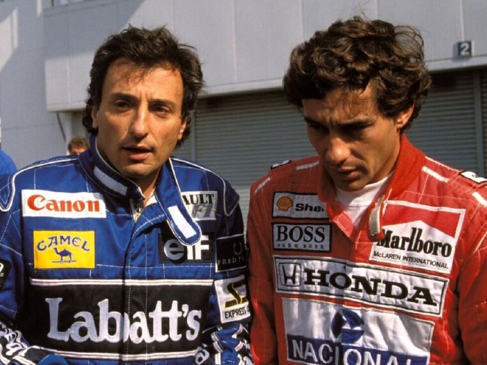 Riccardo Patrese, Ayrton Senna