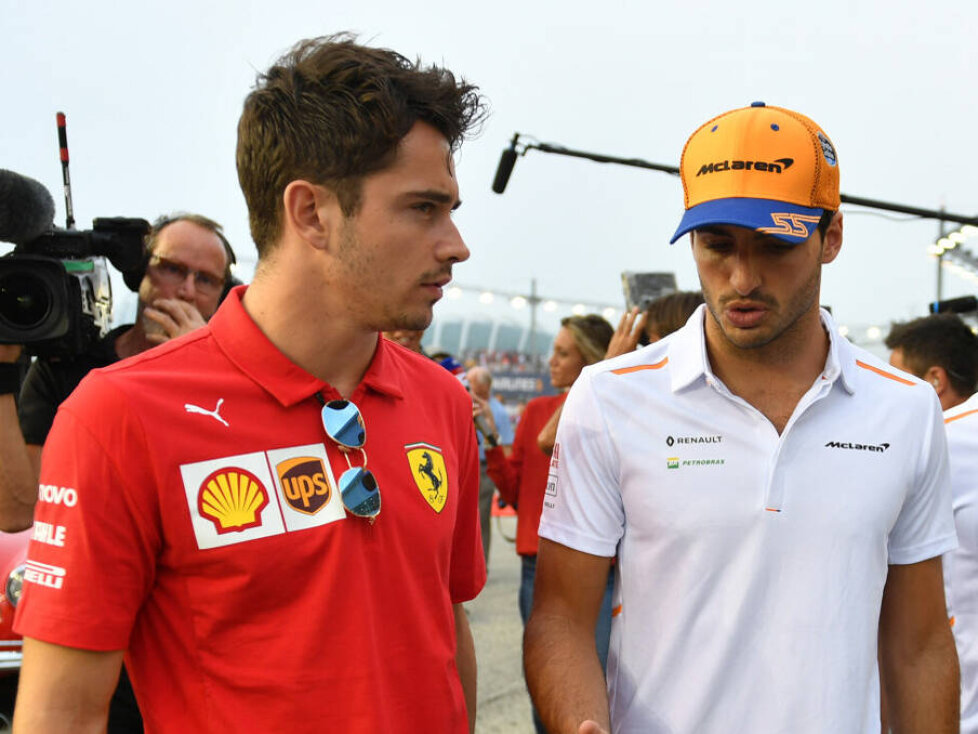 Charles Leclerc, Carlos Sainz, Lando Norris