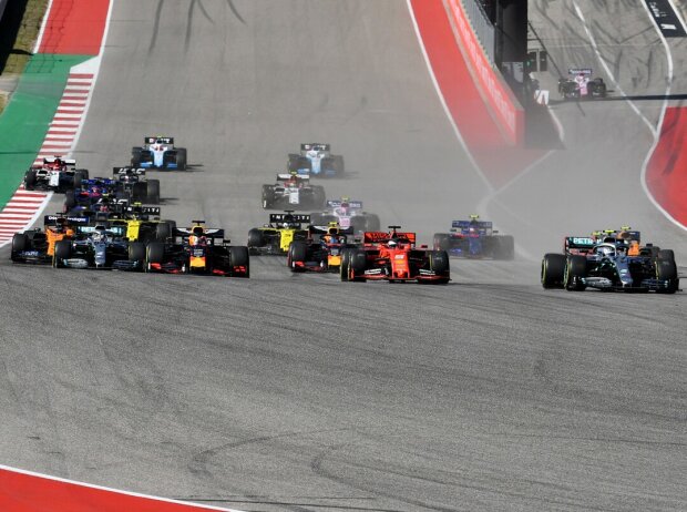 Titel-Bild zur News: Formel-1-Start in Austin 2019