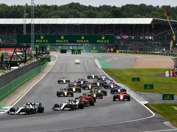 Start zum GP Großbritannien 2019 in Silverstone Titel-Bild zur News: Start zum GP Großbritannien 2019 in Silverstone