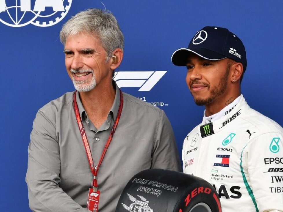 Damon Hill, Lewis Hamilton