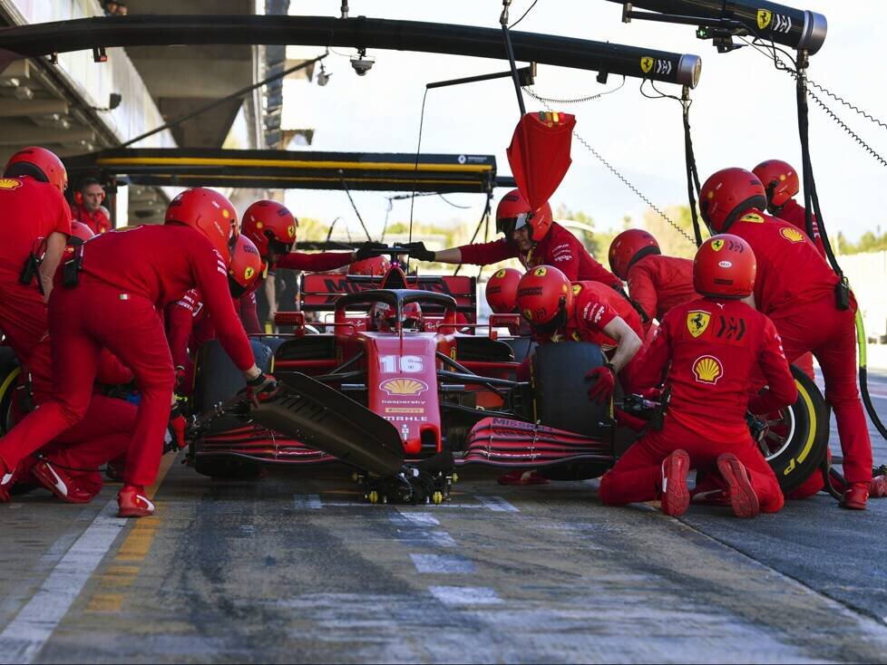 Charles Leclerc, Boxenstopp