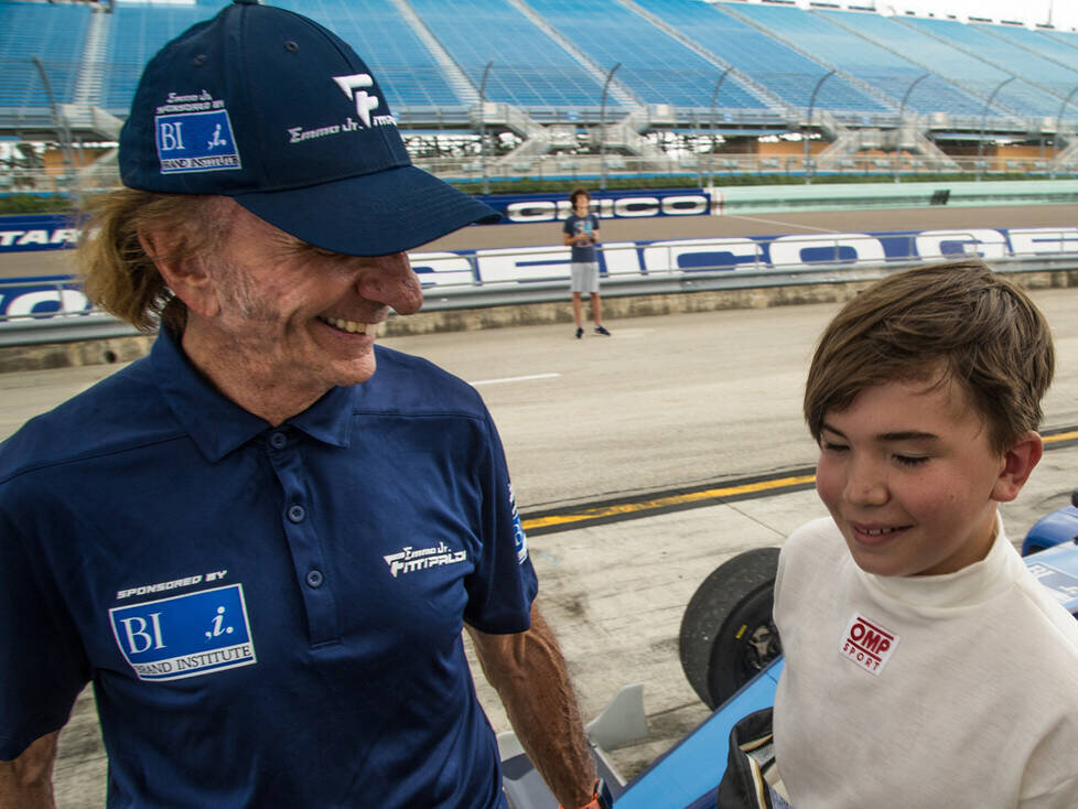 Emerson Fittipaldi mit Sohn Emerson Fittipaldi Jr.