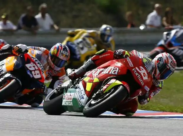 Nicky Hayden, Marco Melandri Titel-Bild zur News: Nicky Hayden, Marco Melandri
