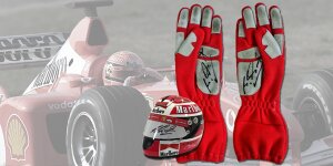 "Schumi"-Raritäten unterm Hammer: Catawiki versteigert Helm & Handschuhe