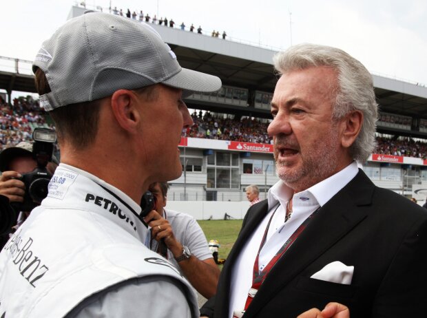 Michael Schumacher und Willi Weber