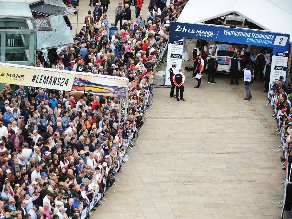 24h Le Mans, Technische Abnahme, Scrutineering, Zuschauer, Fans