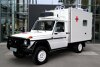Bild zum Inhalt: Lorinser Puch G Krankenwagen: Einsatz im Gelände
