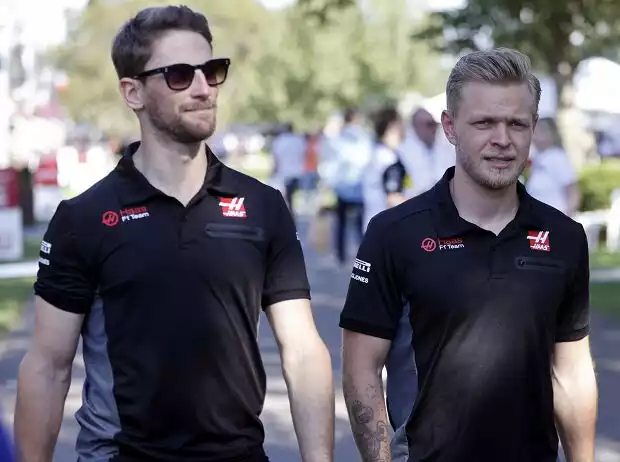 Romain Grosjean, Kevin Magnussen Titel-Bild zur News: Romain Grosjean, Kevin Magnussen