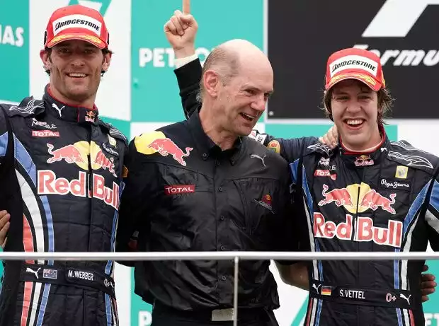 Titel-Bild zur News: Mark Webber, Sebastian Vettel