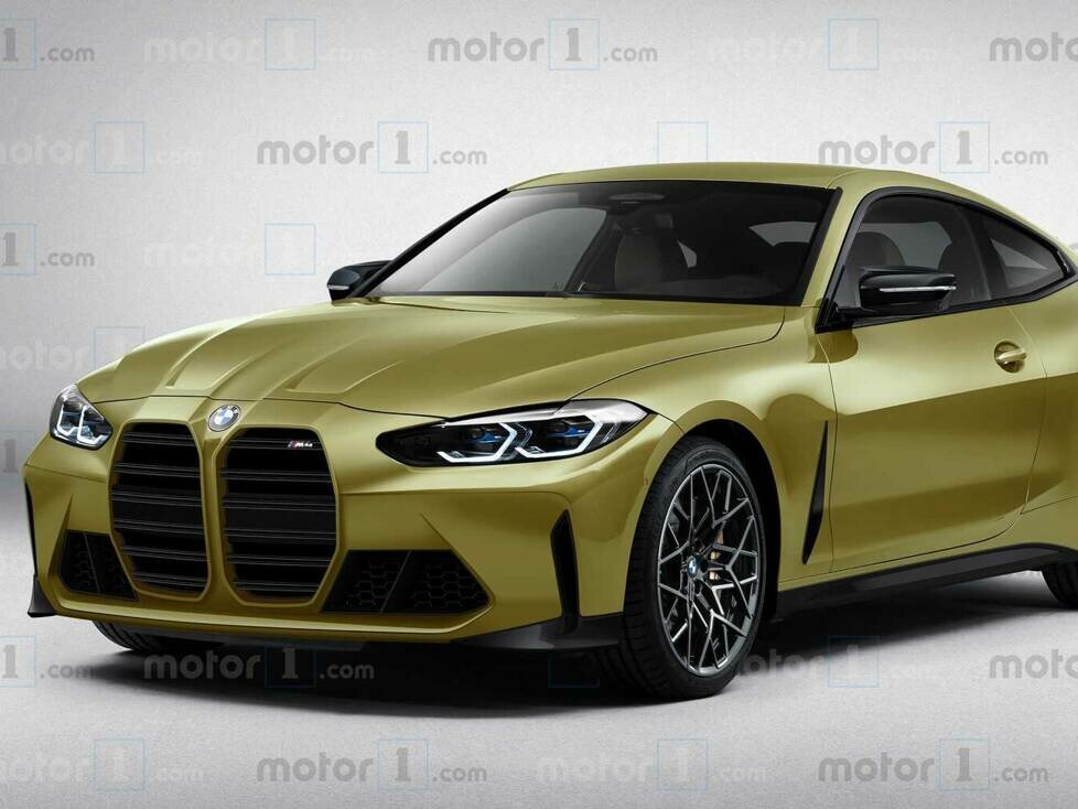 2021 BMW M4 Coupe Rendering von Motor1.com