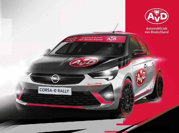 Titel-Bild zur News: Mit dem Opel Corsa-e (100kW/136 PS Leistung) sollen 2020 und 2021 zehn Wertungsläufe zum neuen Opel e-Rally Cup ausgefahren werden