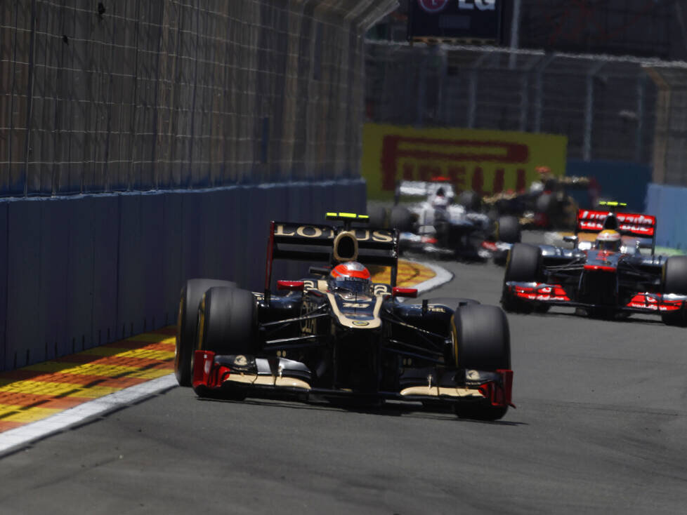 Romain Grosjean, Lewis Hamilton