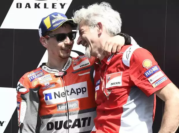 Titel-Bild zur News: Jorge Lorenzo, Gigi Dall'Igna