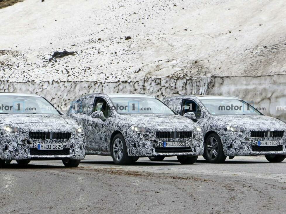 BMW 2er Active Tourer auf neuen Erlkönigbildern
