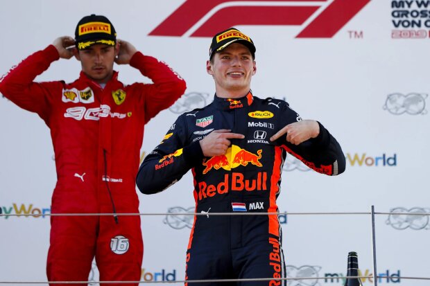 Max Verstappen Charles Leclerc Ferrari Ferrari F1Red Bull Red Bull F1 ~Max Verstappen (Red Bull) und Charles Leclerc (Ferrari) ~ 