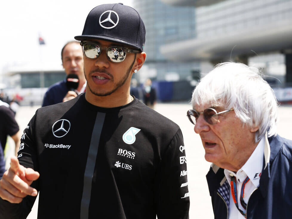 Lewis Hamilton, Bernie Ecclestone