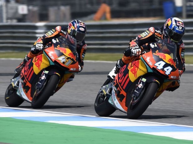 Miguel Oliveira, Brad Binder Miguel Oliveira, Brad Binder