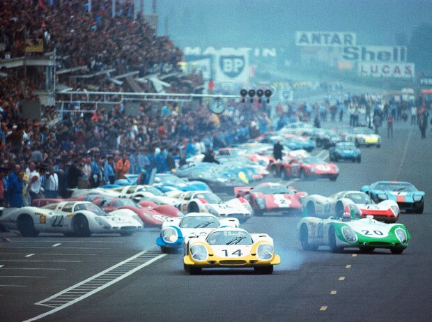 Titel-Bild zur News: Start zu den 24h Le Mans 1969: Der letzte klassische Le-Mans-Start