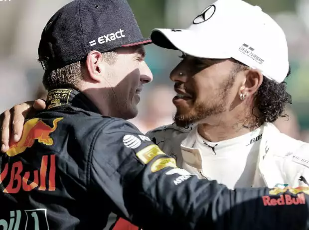 Lewis Hamilton, Max Verstappen Titel-Bild zur News: Lewis Hamilton, Max Verstappen