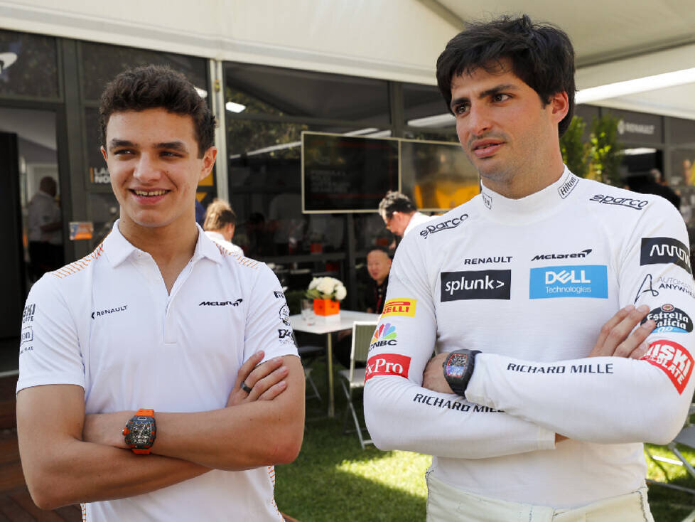 Carlos Sainz, Lando Norris