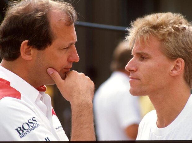 Ron Dennis, Stefan Johansson Ron Dennis, Stefan Johansson