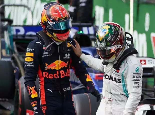Lewis Hamilton, Alexander Albon Titel-Bild zur News: Lewis Hamilton, Alexander Albon