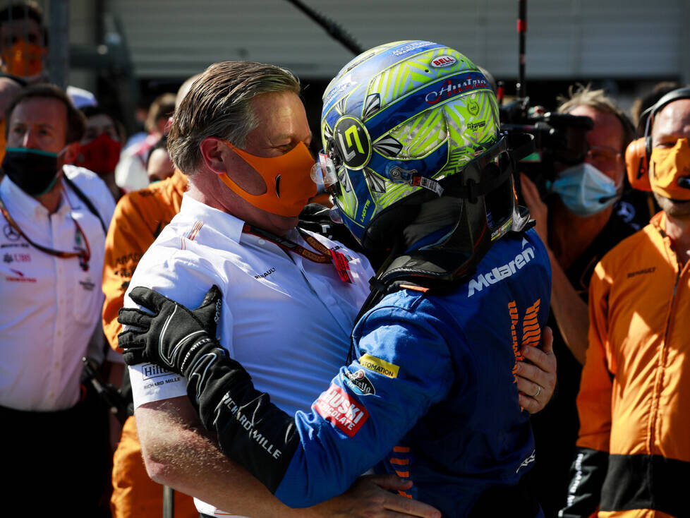 Lando Norris, Zak Brown