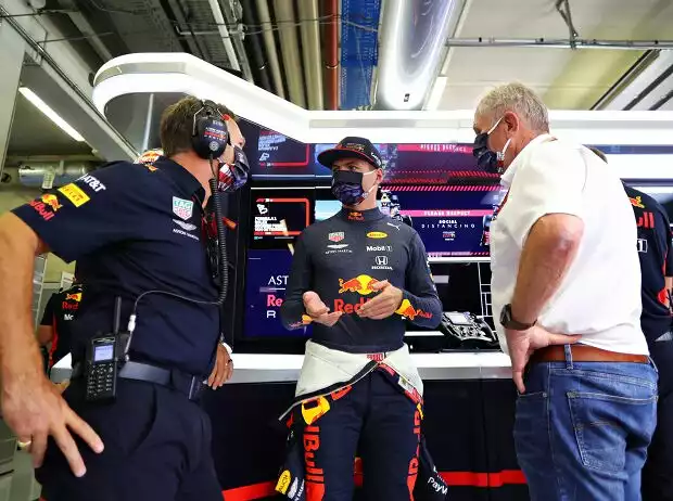 Christian Horner, Max Verstappen, Helmut Marko Titel-Bild zur News: Christian Horner, Max Verstappen, Helmut Marko