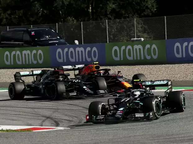 Valtteri Bottas, Lewis Hamilton, Alexander Albon Titel-Bild zur News: Valtteri Bottas, Lewis Hamilton, Alexander Albon