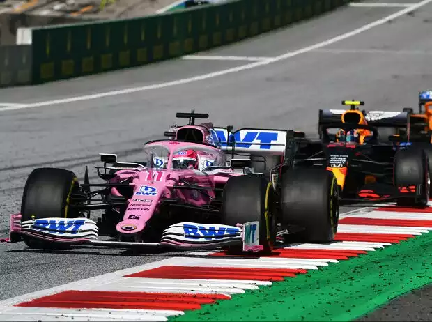 Sergio Perez, Alexander Albon Titel-Bild zur News: Sergio Perez, Alexander Albon