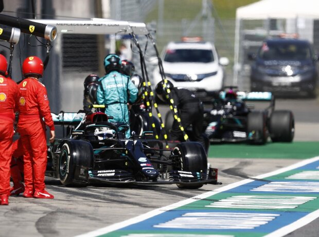 Valtteri Bottas, Lewis Hamilton