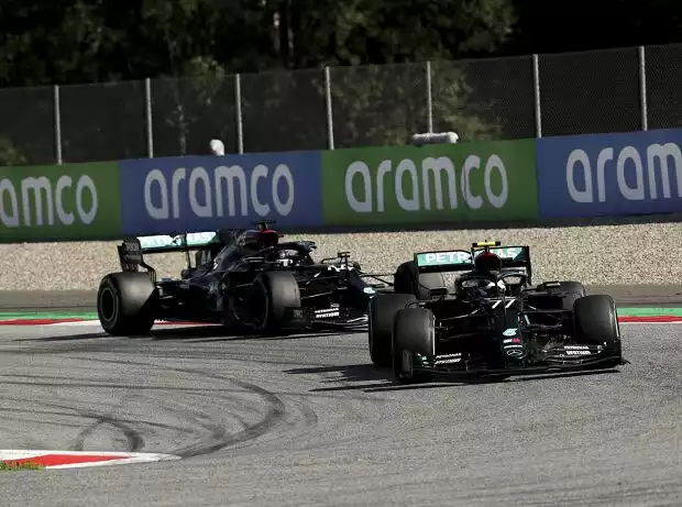 Valtteri Bottas, Lewis Hamilton Titel-Bild zur News: Valtteri Bottas, Lewis Hamilton