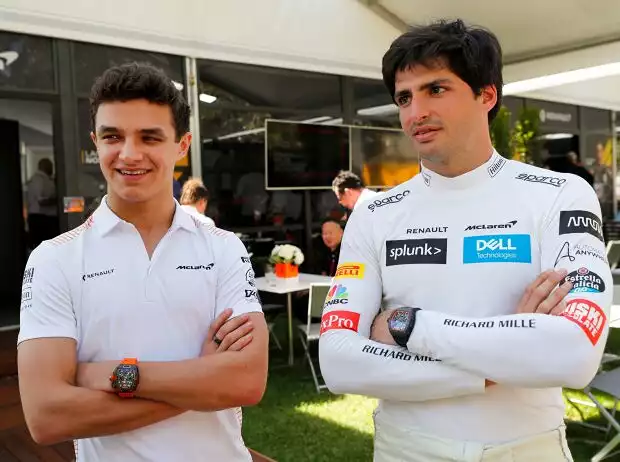 Lando Norris, Carlos Sainz Titel-Bild zur News: Lando Norris, Carlos Sainz