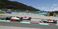 Romain Grosjean, Antonio Giovinazzi, Kimi Räikkönen