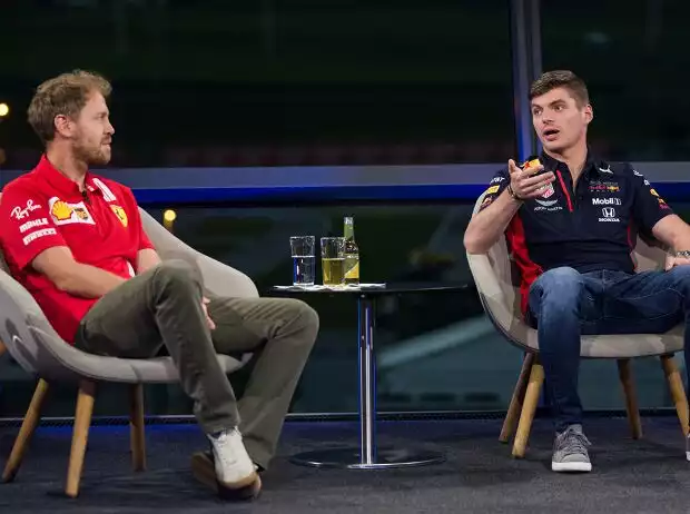 Max Verstappen, Sebastian Vettel Titel-Bild zur News: Max Verstappen, Sebastian Vettel