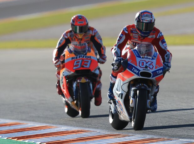 Andrea Dovizioso, Marc Marquez