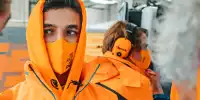 Lando Norris mit Maske