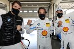 Martin Tomczyk, Sheldon van der Linde und Augusto Farfus 