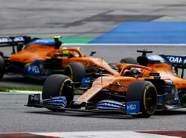 Titel-Bild zur News: Carlos Sainz, Lando Norris