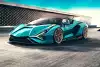Bild zum Inhalt: Lamborghini Sian Roadster (2020): Offener Wild-Hybrid