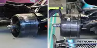 Bremsen von Racing Point und Mercedes
