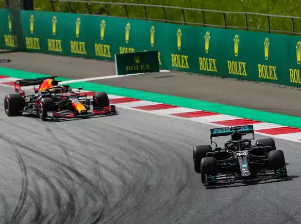 Lewis Hamilton, Max Verstappen Titel-Bild zur News: Lewis Hamilton, Max Verstappen
