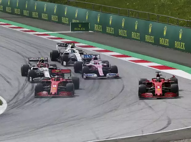 Daniil Kwjat, Charles Leclerc, Sebastian Vettel Titel-Bild zur News: Daniil Kwjat, Charles Leclerc, Sebastian Vettel
