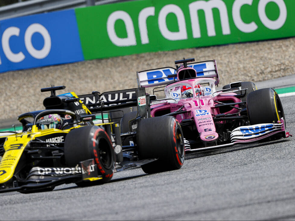 Daniel Ricciardo, Sergio Perez