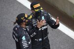 Valtteri Bottas (Mercedes) und Lewis Hamilton (Mercedes) 